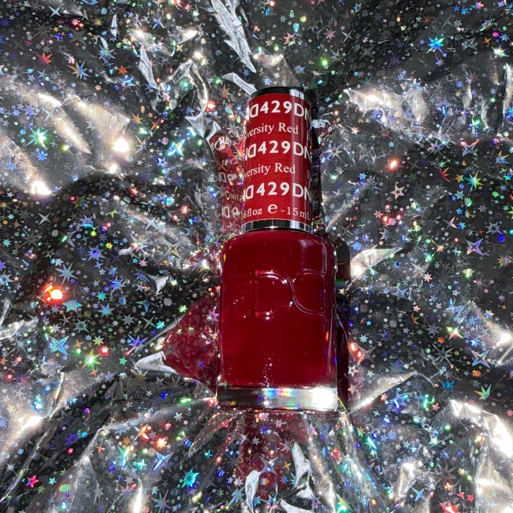 BRAND NEW DND REGULAR POLISH IN BOSTON UNIVERSITY RED